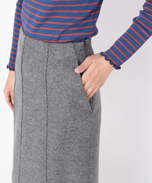 liflattie ships(リフラティ シップス)の「liflattie ships:ジャージーキリカエスカート◇(スカート・レディース・ダークグレー/ネイビー・SMALL/MEDIUM/LARGE)」の8枚目の写真