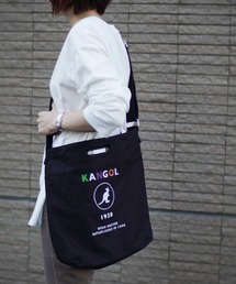 【KANGOL/カンゴール】 キャンバス プリント サコッシュ