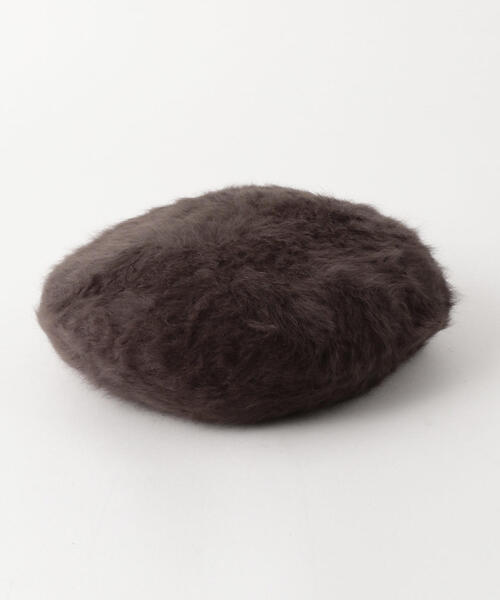 BEAUTY&YOUTH UNITED ARROWS（ビューティーアンドユースユナイテッドアローズ）の「BY ソリッドシャギーベレー ◆（ハンチング/ベレー帽・レディース・オフホワイト/ダークブラウン/モカ/オリーブ・FREE）」の14枚目の写真