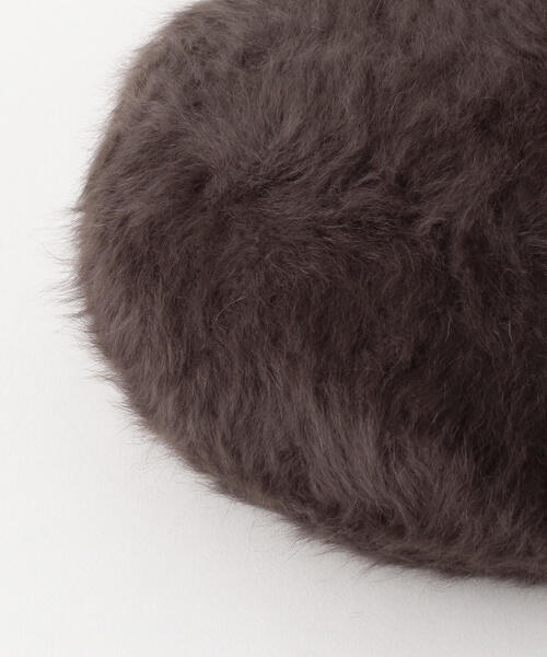 BEAUTY&YOUTH UNITED ARROWS（ビューティーアンドユースユナイテッドアローズ）の「BY ソリッドシャギーベレー ◆（ハンチング/ベレー帽・レディース・オフホワイト/ダークブラウン/モカ/オリーブ・FREE）」の15枚目の写真