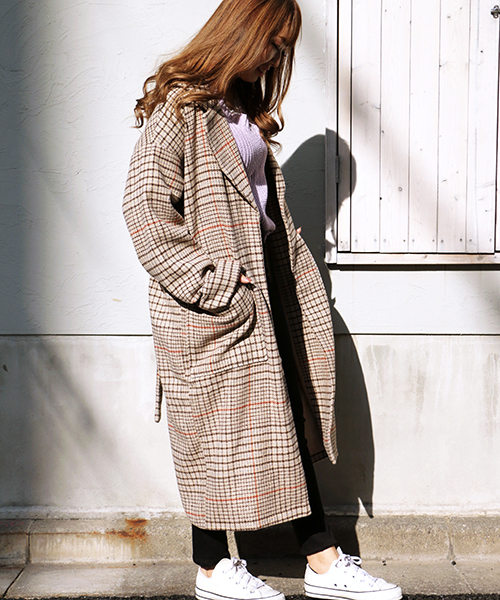 VENCEEXCHANGE（ヴァンスエクスチェンジ）の「チェスターアソートコート（チェスターコート・レディース・ベージュ/ブラウン/グレー・M）」の3枚目の写真