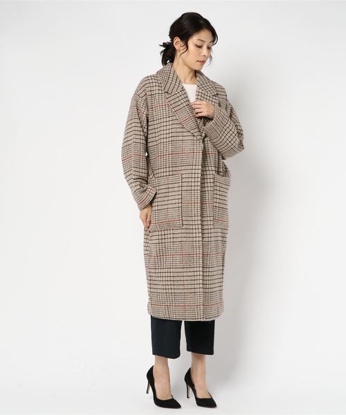 VENCEEXCHANGE（ヴァンスエクスチェンジ）の「チェスターアソートコート（チェスターコート・レディース・ベージュ/ブラウン/グレー・M）」の8枚目の写真