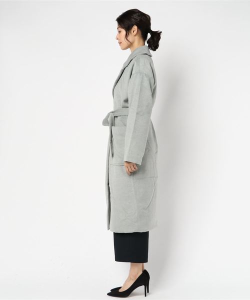 VENCEEXCHANGE（ヴァンスエクスチェンジ）の「チェスターアソートコート（チェスターコート・レディース・ベージュ/ブラウン/グレー・M）」の6枚目の写真