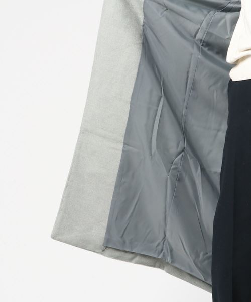 VENCEEXCHANGE（ヴァンスエクスチェンジ）の「チェスターアソートコート（チェスターコート・レディース・ベージュ/ブラウン/グレー・M）」の5枚目の写真