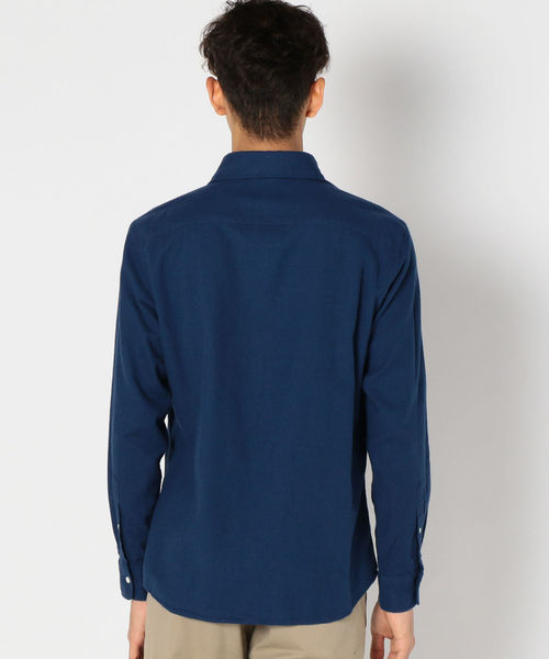 SHIPS（シップス）の「SC: ツイル セミワイド ソリッド ネルシャツ（シャツ/ブラウス・メンズ・ライトブルー/ネイビー/グレー・SMALL/MEDIUM/LARGE/X-LARGE）」の11枚目の写真