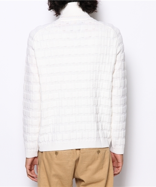 BEAMS（ビームス）の「□LE MONT ST.MICHEL×BEAMS / 別注 タートルネック ニット（ニット/セーター・メンズ・ホワイト・MEDIUM/LARGE）」の3枚目の写真
