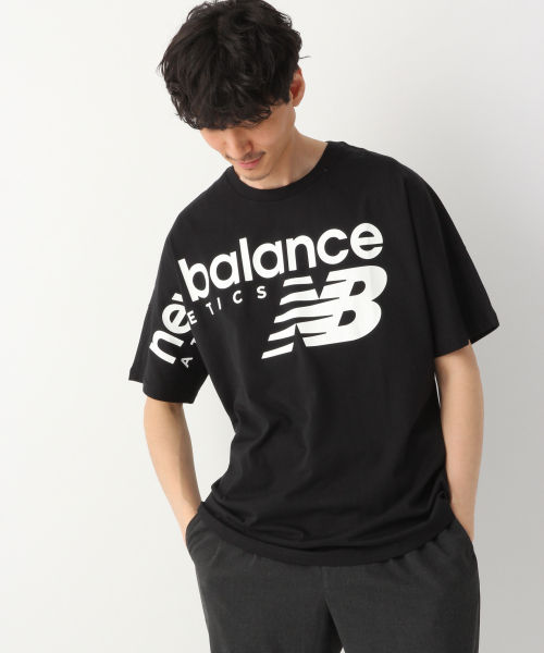 NEW BALANCE（ニューバランス）の「New BalanceクロスオーバーTEE/Mens【一部店舗限定】/809552（Tシャツ/カットソー・メンズ・ホワイト/ブラック・SMALL/MEDIUM/LARGE）」の2枚目の写真