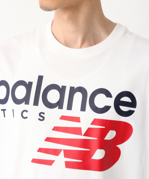 NEW BALANCE（ニューバランス）の「New BalanceクロスオーバーTEE/Mens【一部店舗限定】/809552（Tシャツ/カットソー・メンズ・ホワイト/ブラック・SMALL/MEDIUM/LARGE）」の7枚目の写真