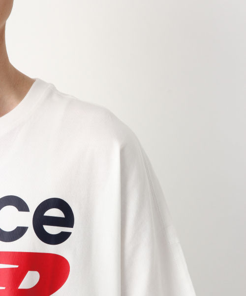 NEW BALANCE（ニューバランス）の「New BalanceクロスオーバーTEE/Mens【一部店舗限定】/809552（Tシャツ/カットソー・メンズ・ホワイト/ブラック・SMALL/MEDIUM/LARGE）」の6枚目の写真
