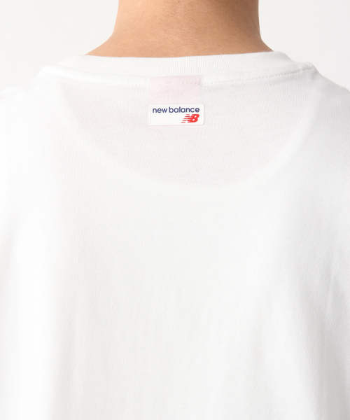 NEW BALANCE（ニューバランス）の「New BalanceクロスオーバーTEE/Mens【一部店舗限定】/809552（Tシャツ/カットソー・メンズ・ホワイト/ブラック・SMALL/MEDIUM/LARGE）」の4枚目の写真