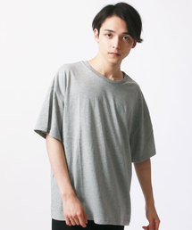 無地BIG5分Tシャツ