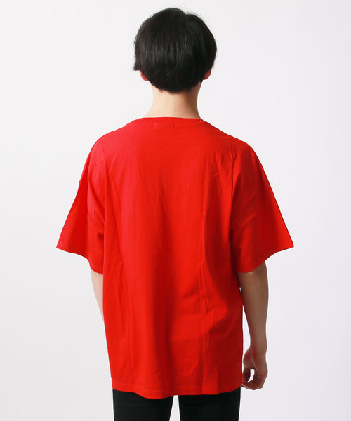 SHISKY（シスキー）の「無地BIG5分Tシャツ（Tシャツ/カットソー・メンズ・レッド/ブラック/杢グレー/チャコール/ロイヤルブルー/ネイビー/オフホワイト/カーキ・L/M/XL）」の12枚目の写真