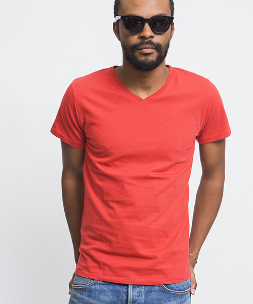 DAILY STANDARD by SANDINISTA(デイリースタンダードバイサンディニスタ)の「Cadet V/N Tee - 2 Packs / VネックTシャツ - 2枚セット(Tシャツ/カットソー・メンズ・チャコールグレー/ブラック/ヘザーグレー/レッド系その他/ネイビー/ホワイト・LARGE/X-LARGE/SMALL/MEDIUM/X-SMALL)」の6枚目の写真