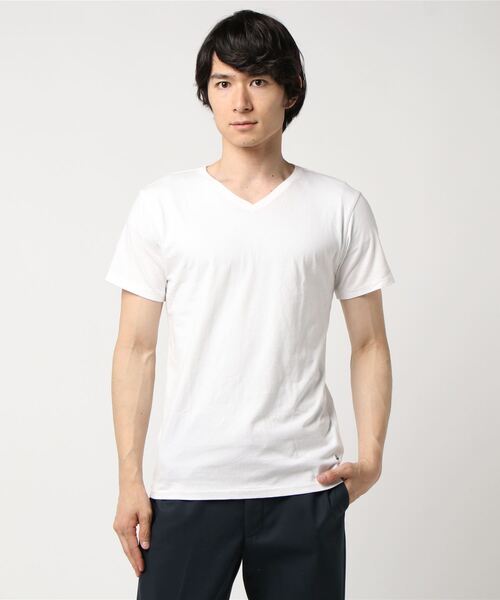 Cadet V/N Tee - 2 Packs / VネックTシャツ - ２枚セット（Tシャツ/カットソー）｜DAILY STANDARD by SANDINISTA（デイリースタンダードバイサンディニスタ）
