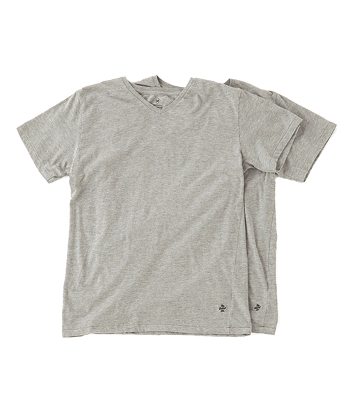Cadet V/N Tee - 2 Packs / VネックTシャツ - ２枚セット（Tシャツ/カットソー）｜DAILY STANDARD by SANDINISTA（デイリースタンダードバイサンディニスタ）