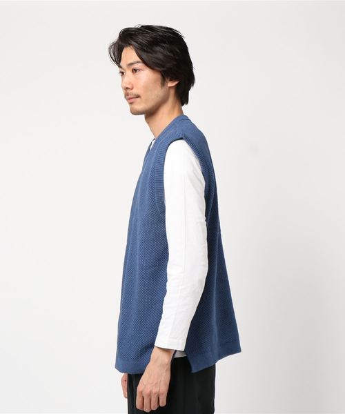 JOURNAL STANDARD(ジャーナルスタンダード)の「リカバーVネックベスト♯(ニット/セーター・メンズ・カーキ/コバルトブルー/ベージュ・LARGE/MEDIUM/SMALL)」の14枚目の写真