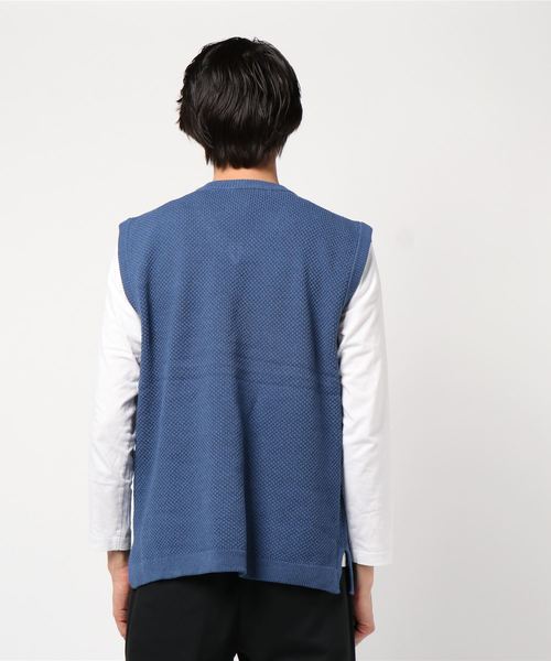 JOURNAL STANDARD(ジャーナルスタンダード)の「リカバーVネックベスト♯(ニット/セーター・メンズ・カーキ/コバルトブルー/ベージュ・LARGE/MEDIUM/SMALL)」の8枚目の写真