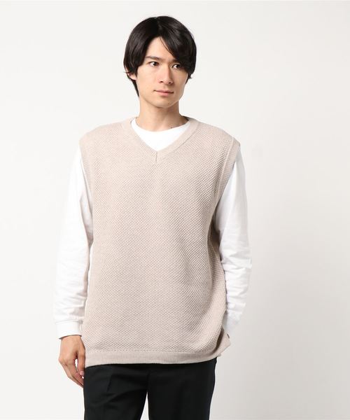 JOURNAL STANDARD(ジャーナルスタンダード)の「リカバーVネックベスト♯(ニット/セーター・メンズ・カーキ/コバルトブルー/ベージュ・LARGE/MEDIUM/SMALL)」の19枚目の写真