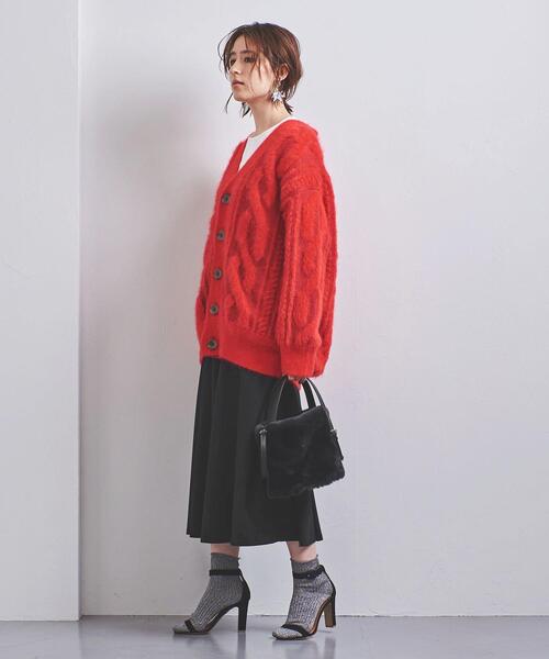 UNITED ARROWS(ユナイテッドアローズ)の「UWSC W/N フレアスカート†◆(スカート・レディース・ダークグレー/ベージュ/グレー/レッド/ブラック・40/36/38)」の11枚目の写真