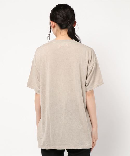 IENA(イエナ)の「UNFIL リネン オーバーサイズTシャツ◆(Tシャツ/カットソー・レディース・ベージュ・FREE)」の5枚目の写真