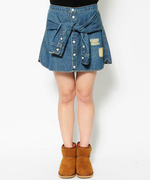 X-girl | REPAIRED DENIM SKIRT(デニムスカート)