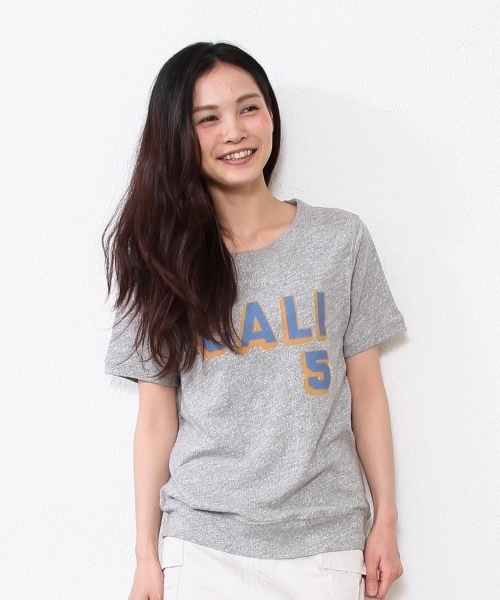 coen（コーエン）の「粗びき天竺ロゴプリントＴシャツ（Tシャツ/カットソー・レディース・レッド/ホワイト/グレー/ネイビー・MEDIUM/LARGE）」の3枚目の写真