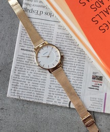 「KOMONO コモノ」腕時計 【替えベルトセット】ハーロウ ゴールド メッシュ + シナモンストラップセット