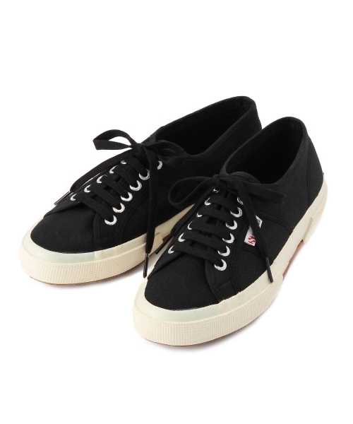 SUPERGA（スペルガ）の「◎[スペルガ]SUPERGA S000010ｽﾆｰｶｰ（スニーカー・レディース・ホワイト/ブラック・36/38/37/35/39）」の2枚目の写真