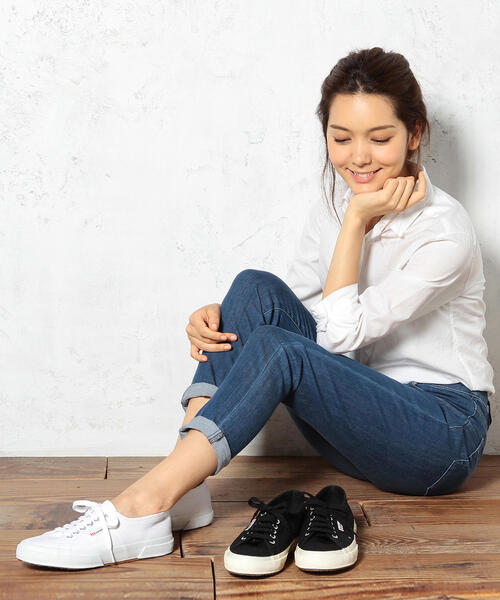 SUPERGA（スペルガ）の「◎[スペルガ]SUPERGA S000010ｽﾆｰｶｰ（スニーカー・レディース・ホワイト/ブラック・36/38/37/35/39）」の14枚目の写真