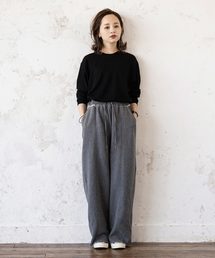 KOBE LETTUCE | センタープレススウェットワイドパンツ(スウェットパンツ)