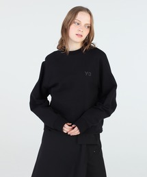 Y-3 WOMEN�i���C�X���[�E�B�����j�́uW CLASSIC LOGO CREW SWEATSHIRT�i���̑��g�b�v�X�j�v