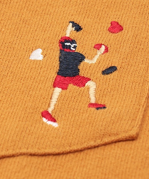 セール トップス ルチャクライミングｔシャツ Tシャツ カットソー チチカカ チチカカ のファッション