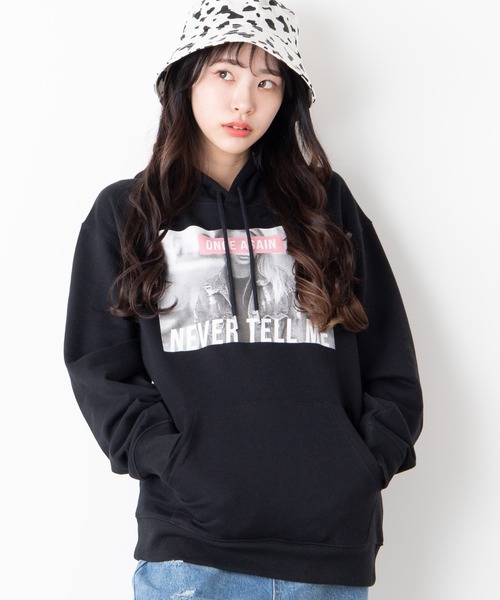 Wego ウィゴー の Wego ガールフォトビッグシルエットプルパーカー パーカー Wear
