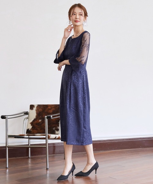 ミミソルドレスワンピース定価11万マメール購入メゾピアノトッカ好結婚式パーティに セール】パーティードレス ドレス 結婚式 ワンピース パーティ