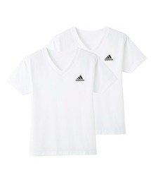adidas（アディダス）の「adidas/アディダス  BOY'S　Vネック Tシャツ　2枚組　男の子（その他アンダーウェア/インナー）」