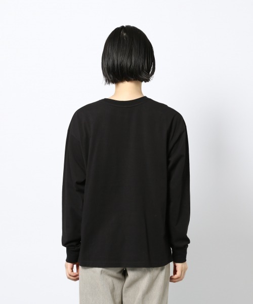 PAGEBOY（ページボーイ）の「レコードグラフィックロンTシャツ /プリントロンT（Tシャツ/カットソー・レディース・ブラック/オフホワイト・FREE）」の7枚目の写真
