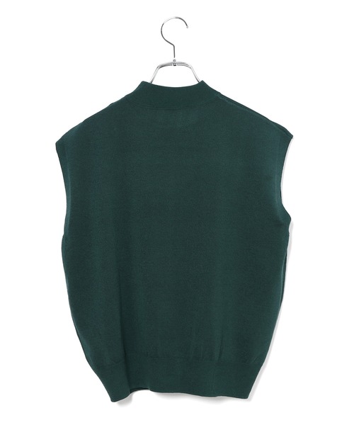 ADAM ET ROPE'（アダムエロペ）の「シルクポリエステルフレンチスリーブプルオーバー（ニット/セーター・レディース・ブラック/グリーン/キナリ・FREE）」の11枚目の写真