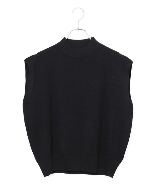 ADAM ET ROPE'（アダムエロペ）の「シルクポリエステルフレンチスリーブプルオーバー（ニット/セーター・レディース・ブラック/グリーン/キナリ・FREE）」の16枚目の写真