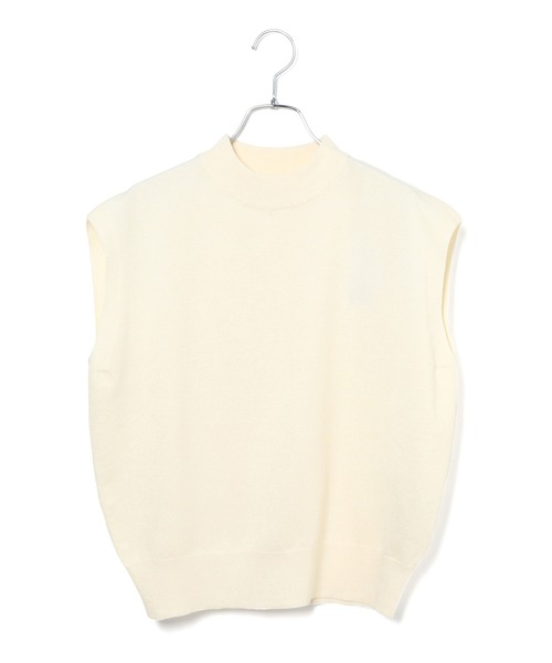 ADAM ET ROPE'（アダムエロペ）の「シルクポリエステルフレンチスリーブプルオーバー（ニット/セーター・レディース・ブラック/グリーン/キナリ・FREE）」の20枚目の写真