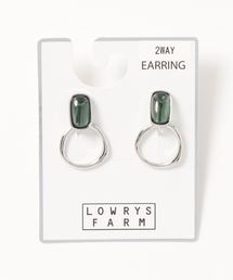 LOWRYS FARM | ジュシ＊リングサガリイヤリング　895048(イヤリング)