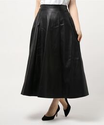 prose verse | エコレザーロングフレアスカート(スカート)