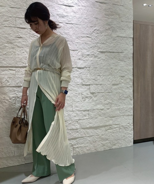 プリーツ羽織ワンピース ワンピース Anana アナナ のファッション セール ワンピース Anana