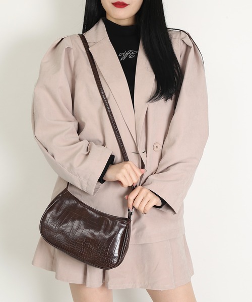 WC（ダブル シー）の「WC/ハーフムーンショルダーバッグ（ショルダーバッグ・レディース・ベージュ/ブラウン・FREE）」の3枚目の写真