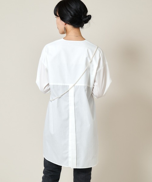 SHENERY（シーナリー）の「ヨークフリルチュニックブラウス（シャツ/ブラウス・レディース・オフホワイト・FREE）」の13枚目の写真