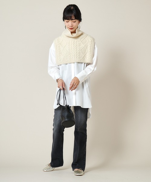 SHENERY（シーナリー）の「ヨークフリルチュニックブラウス（シャツ/ブラウス・レディース・オフホワイト・FREE）」の15枚目の写真