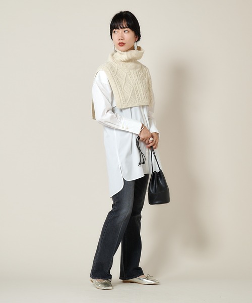 SHENERY（シーナリー）の「ヨークフリルチュニックブラウス（シャツ/ブラウス・レディース・オフホワイト・FREE）」の16枚目の写真