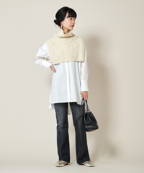 SHENERY（シーナリー）の「ヨークフリルチュニックブラウス（シャツ/ブラウス・レディース・オフホワイト・FREE）」の17枚目の写真