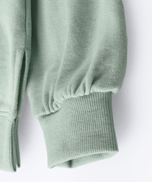 BRANSHES（ブランシェス）の「ポケットフリルパーカー（パーカー・キッズ・グリーン/ライトグレー・110cm/150cm/90cm/140cm/100cm/130cm/120cm）」の11枚目の写真