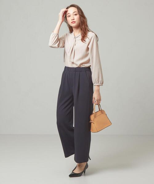 closet story（クローゼットストーリー）の「＜closet story＞  F/PL タイブラウス（シャツ/ブラウス・レディース・ライトグレー/ライム/ライトピンク・FREE）」の13枚目の写真