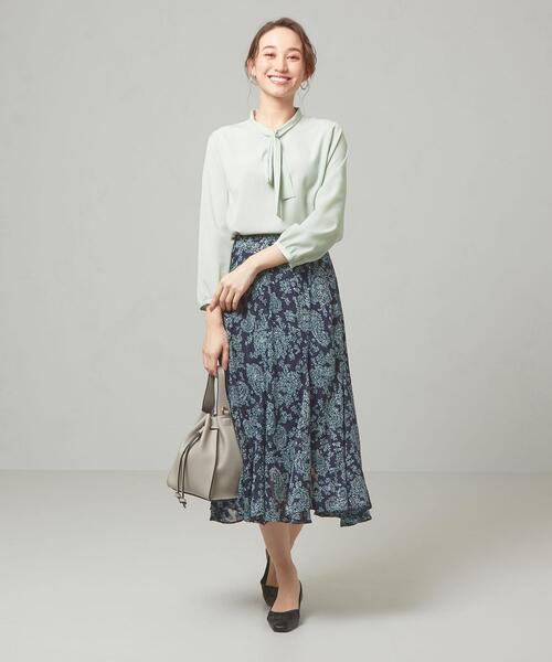 closet story（クローゼットストーリー）の「＜closet story＞  F/PL タイブラウス（シャツ/ブラウス・レディース・ライトグレー/ライム/ライトピンク・FREE）」の15枚目の写真